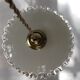 Vintage opaline hanging lamp
