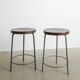 Pair of Pierre Jeanneret High Bar Stools, 1950s
