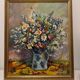 Old painting on canvas still life