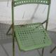 Pair of vintage metal folding chairs, 1960s