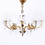 Chandelier, Northern Europe, mid 20th century.