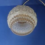 Vintage 50s French portable pendant lamps - newly electrified