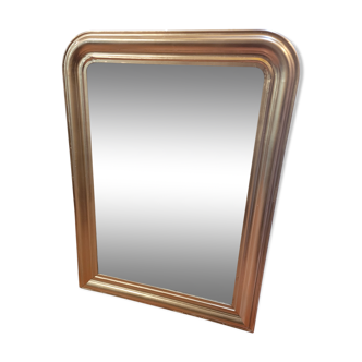 Gilded Louis Philippe mirror (101 of 76cms) mercury mirror