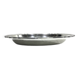 Gallia collection serving dish in silver metal