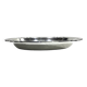 Gallia collection serving dish in silver metal