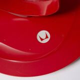 Red Herman Miller Original Yves Behars Swivel Leaf Lamp