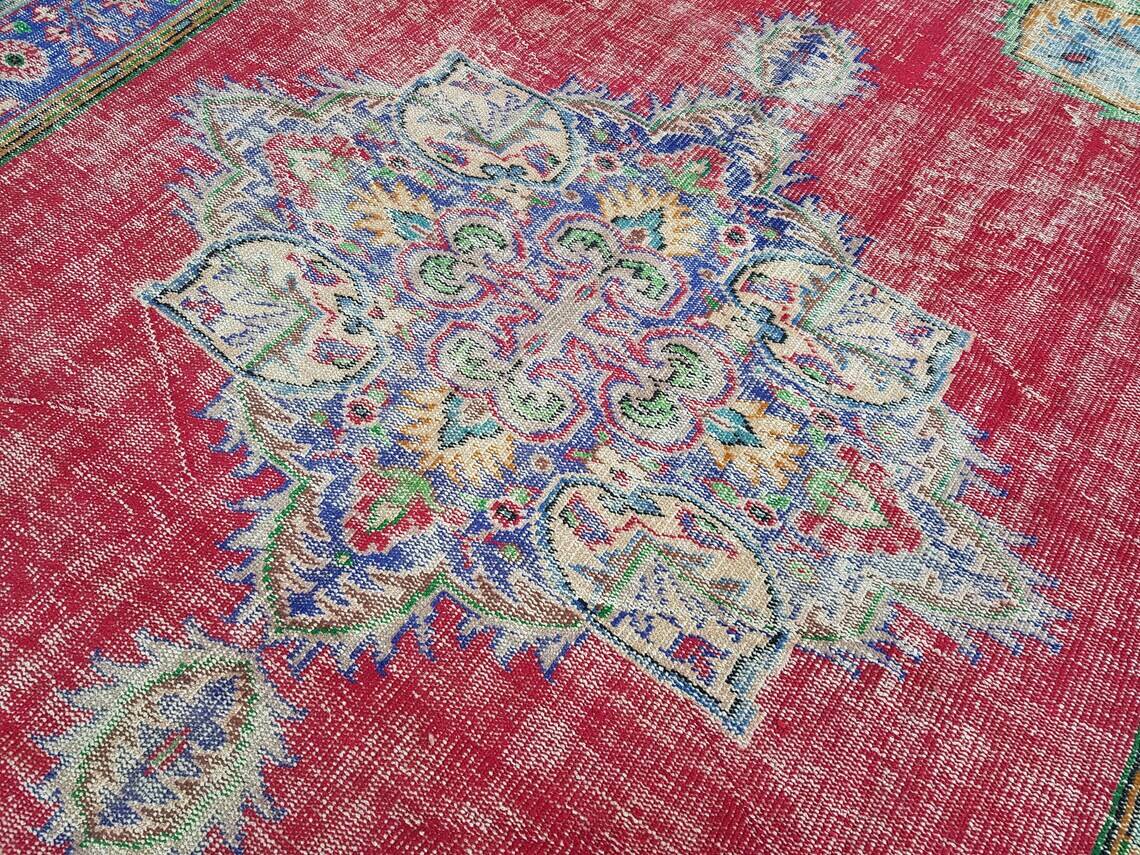 Tapis Oushak floral antique sku2274