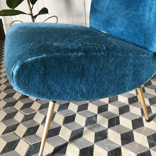 Blue Pelfran armchair