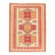 1970s Vintage Turkish Oushak Handmade Wool Cotton Cream Area Rug 172x231