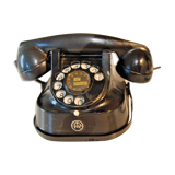 Black phone in bakelitte RT