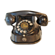 Black phone in bakelitte RT