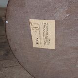 Turned wooden side table