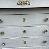 Antique Empire style chest of drawers with detached columns