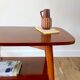 Table console en bois de hêtre années 50