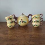 Lemon Barbotine coffee service
