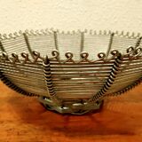 Fruit or walnut basket, made of metal