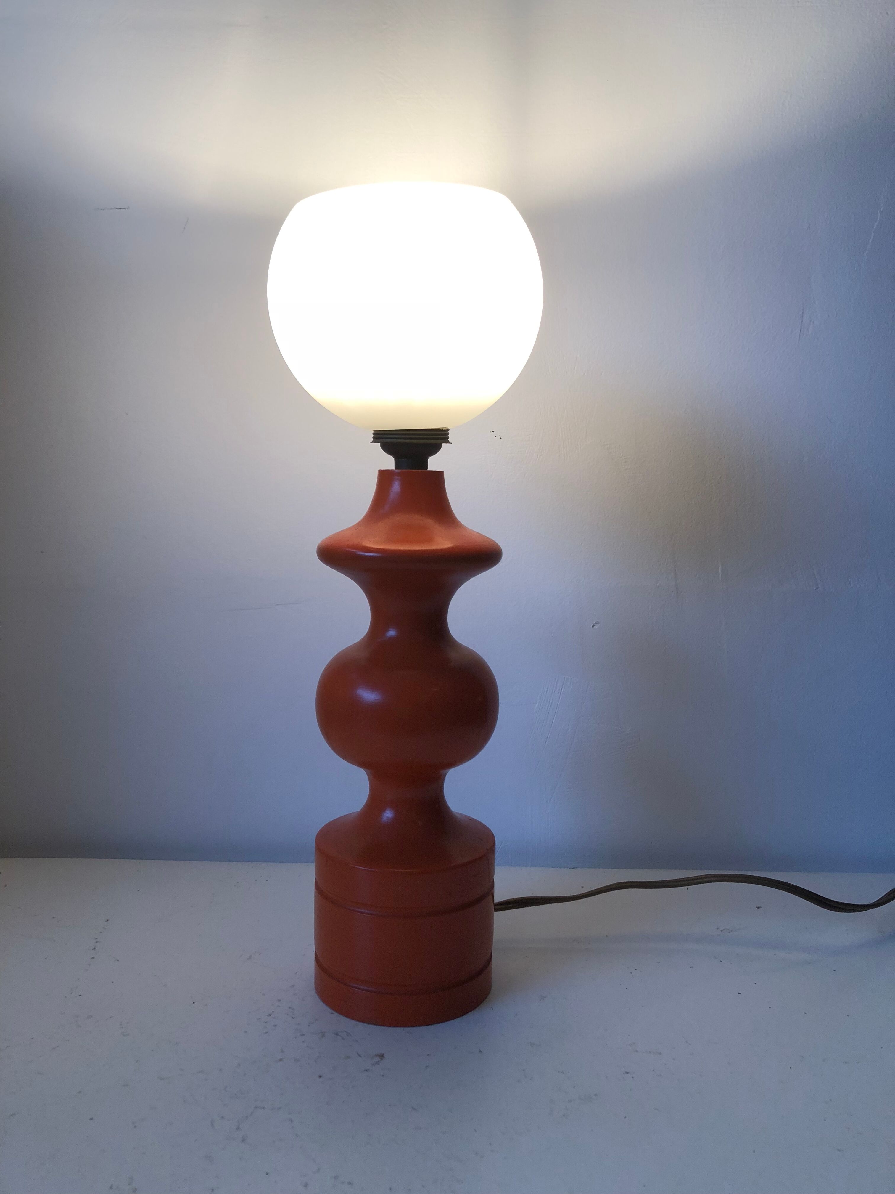 Lamp orange 70's vintage