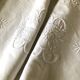 Old embroidered cloth, monograms and lace