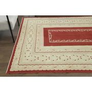 1970s Vintage Turkish Oushak Handmade Wool Cotton Beige Area Rug 194x263