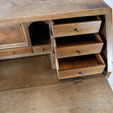 Bureau of dark oak, 1940s