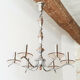 Lustre art déco vintage 1930 chrome