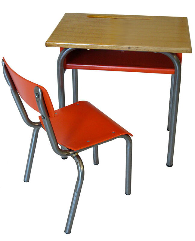 Table and Chair of schoolboy vintage