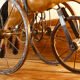 Ancien tricycle cheval miniature