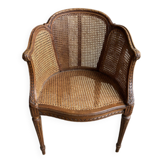 Cane desk chair Mid 18th century