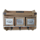 Etagère murale à épices bois et métal