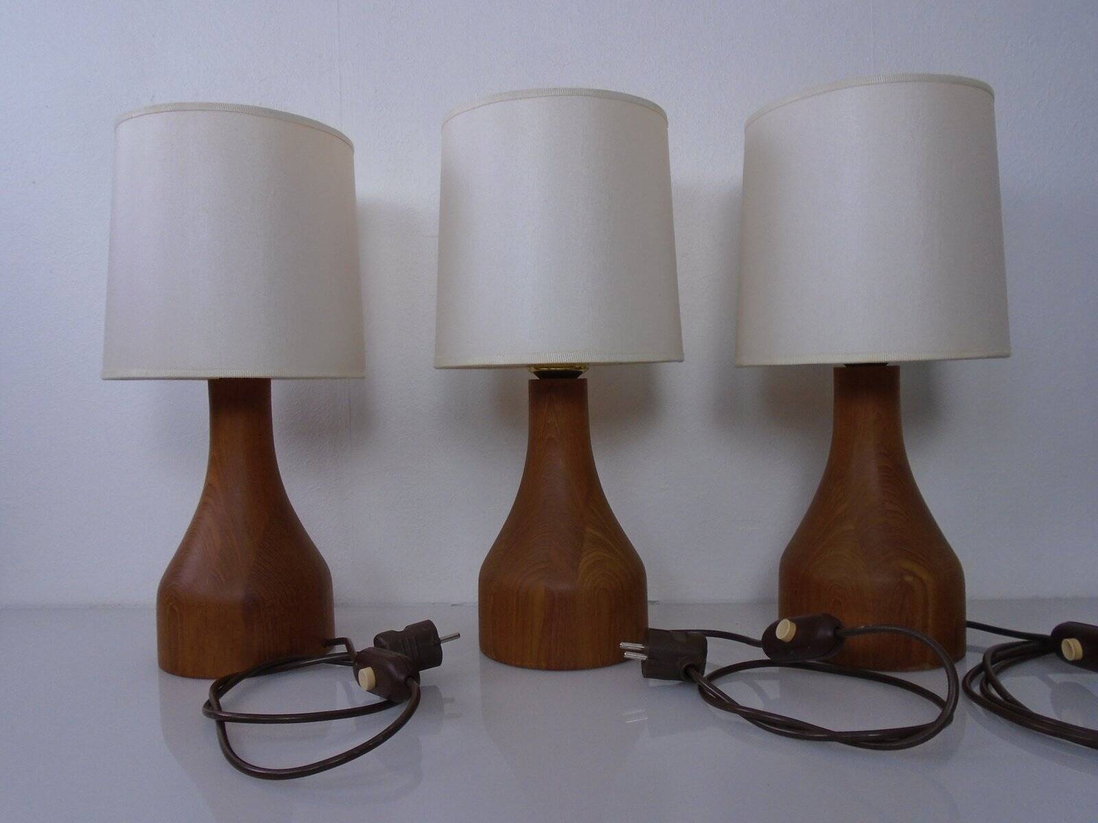 Teak Table Lamp from Domus, 1970s