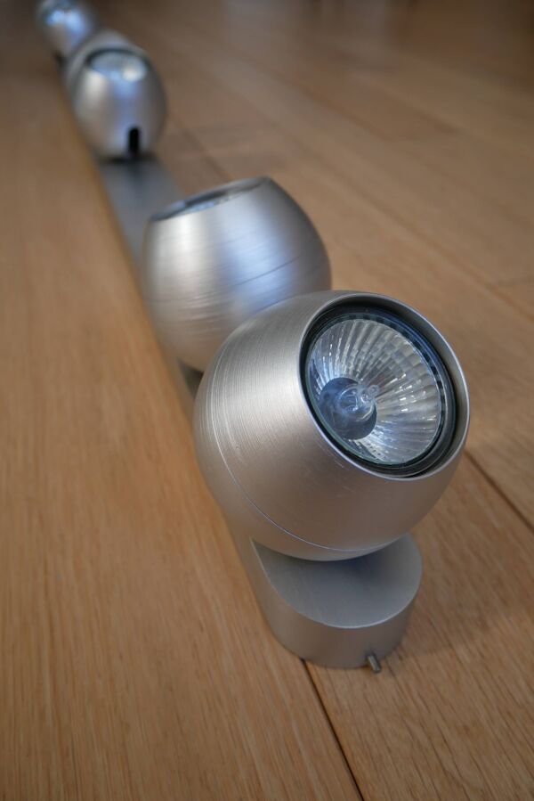 Plafonnier design Lirio by Philips – 6 spots orientables – aluminium