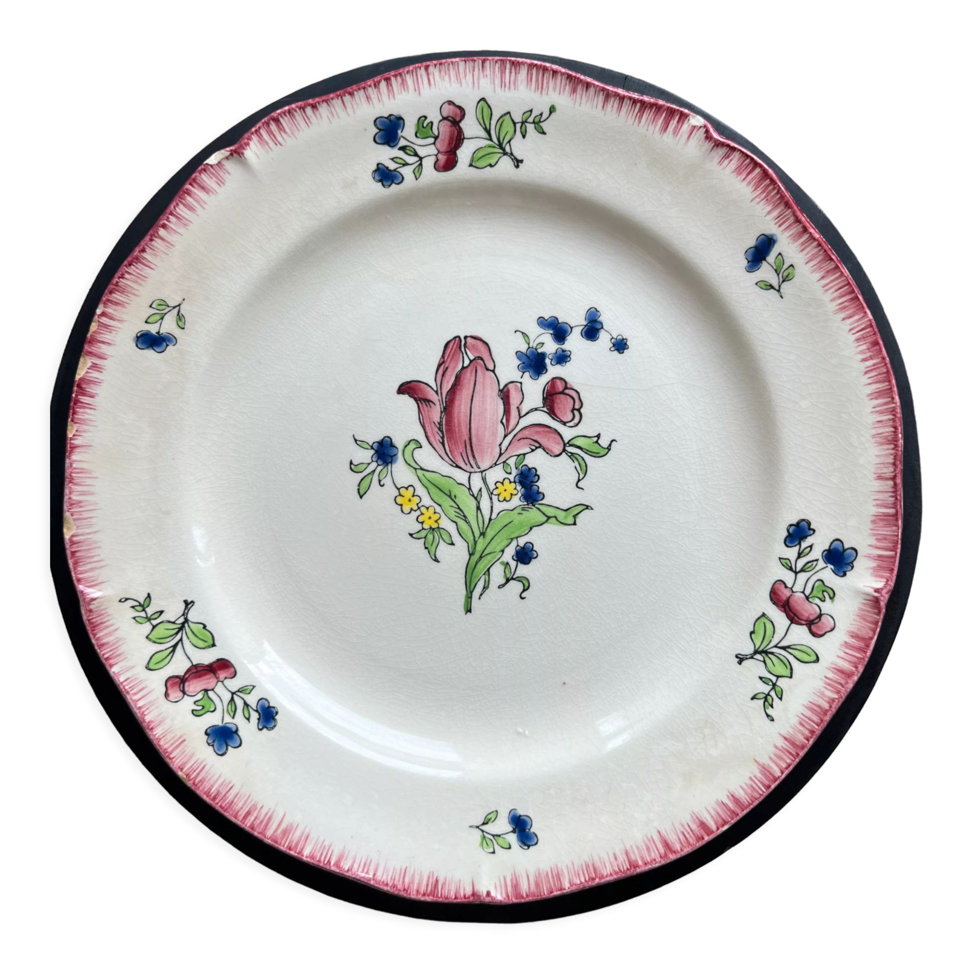 Gien porcelain plate
