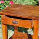 Workshop or trade table in antique wood