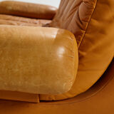 Modular leather sofa set