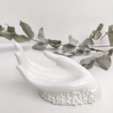 Hand soap holder and porcelain jewelry