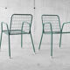 Paire de fauteuils EMU, modèle Rio, vertes