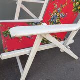 Pair of foldable garden chairs