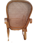 Rocking chair en rotin