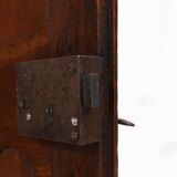 Large French antique carved bridal Armoire in Louis XVI style, 1850