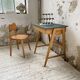 Bureau et chaise enfant pieds compas