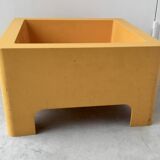 Emsa orange side table - space-age plastic 1960