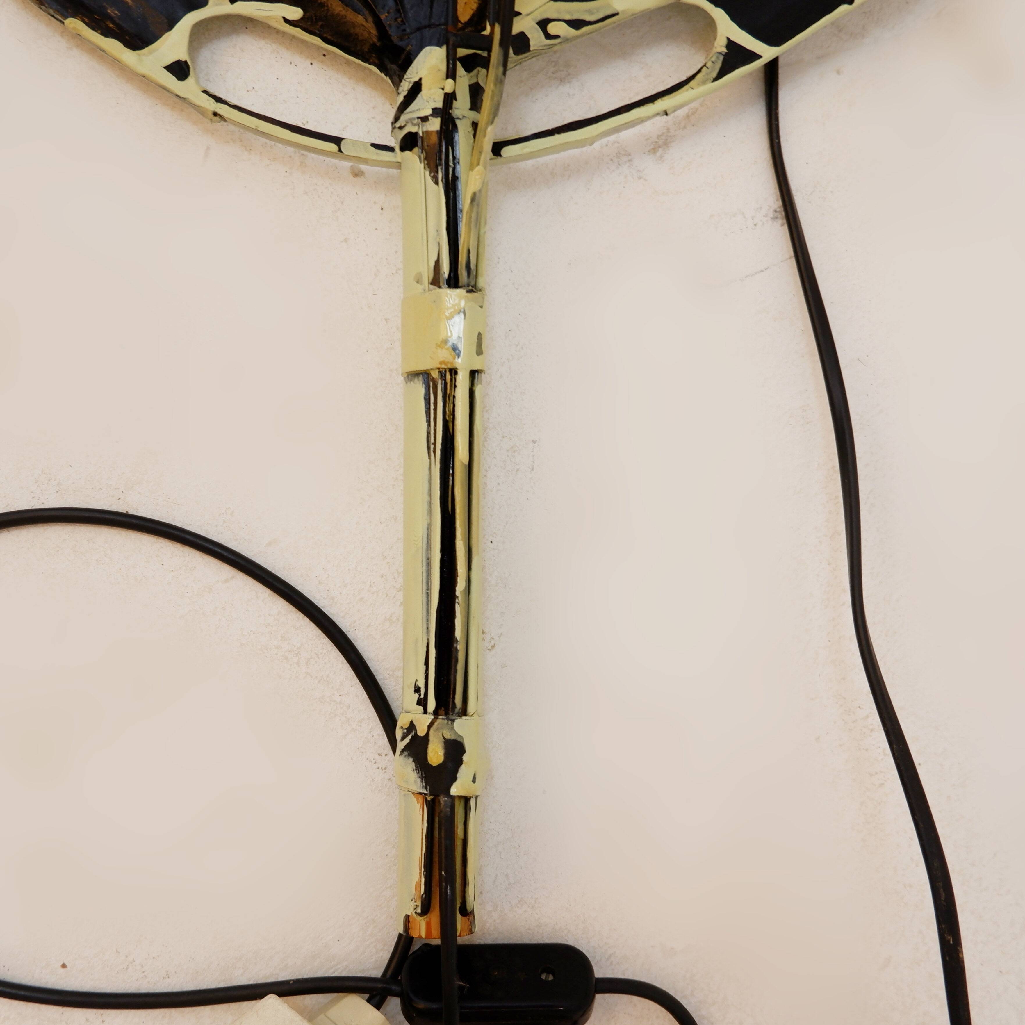 Pair of Uchiwa III wall lights by Ingo Maurer for M Design, 1970s