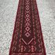 Tapis couloir margoum tissé mains en laine naturelle