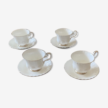 Lot de 4 tasses Royal Albert