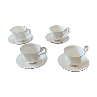 Lot de 4 tasses Royal Albert