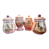 Set of 4 apothecary jars