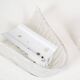 Set of 2 Murano glass 'Shell' wall sconces