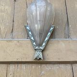 Signed art deco wall light