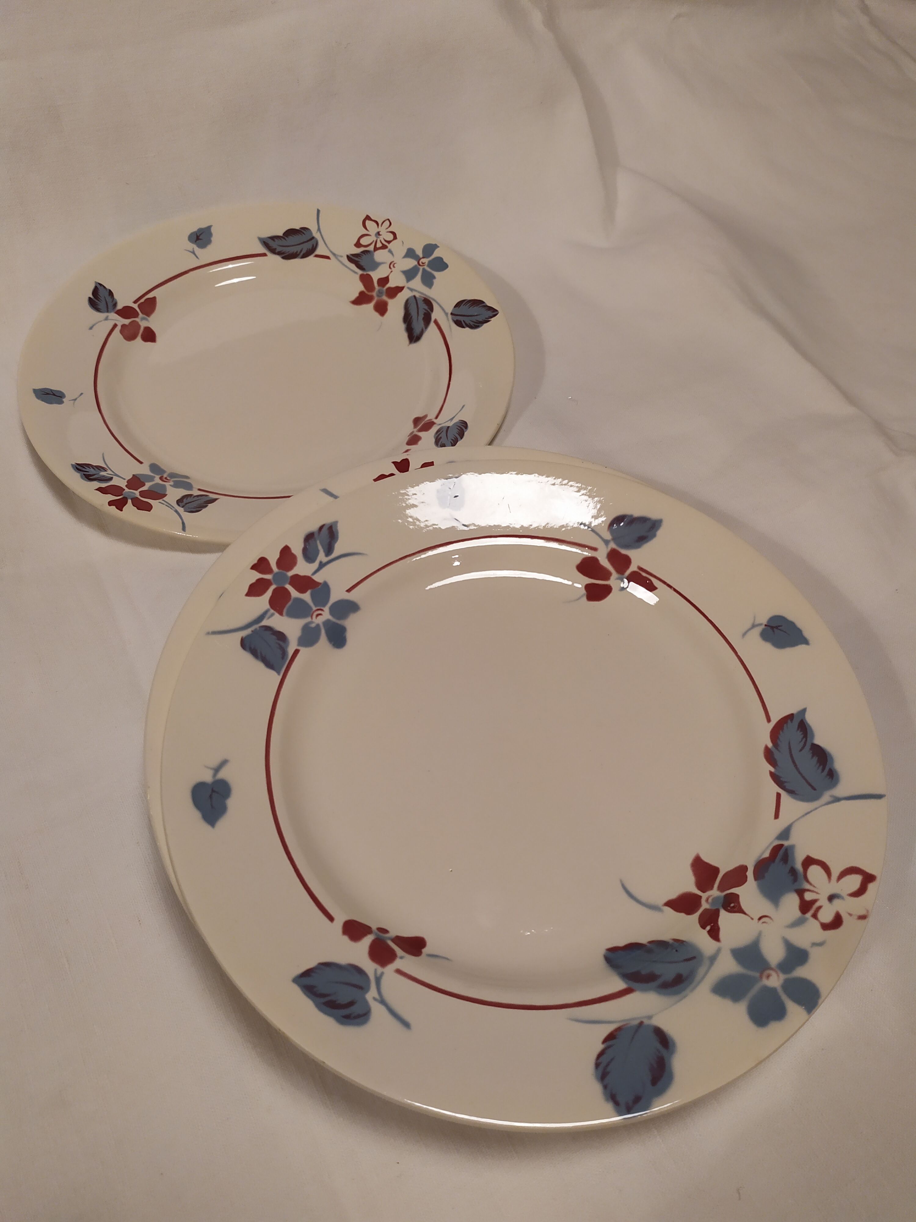 Flat plates Digoin Sarreguemines