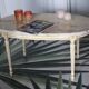 Table basse ovale marbre